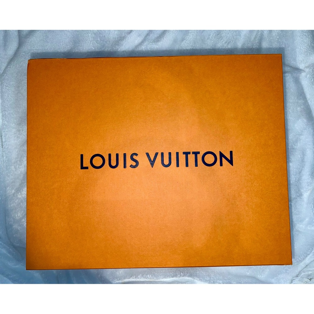 Louis Vuitton Extra Large Magnetic Folding Gift Box Orange XL with Ribbon & Bag